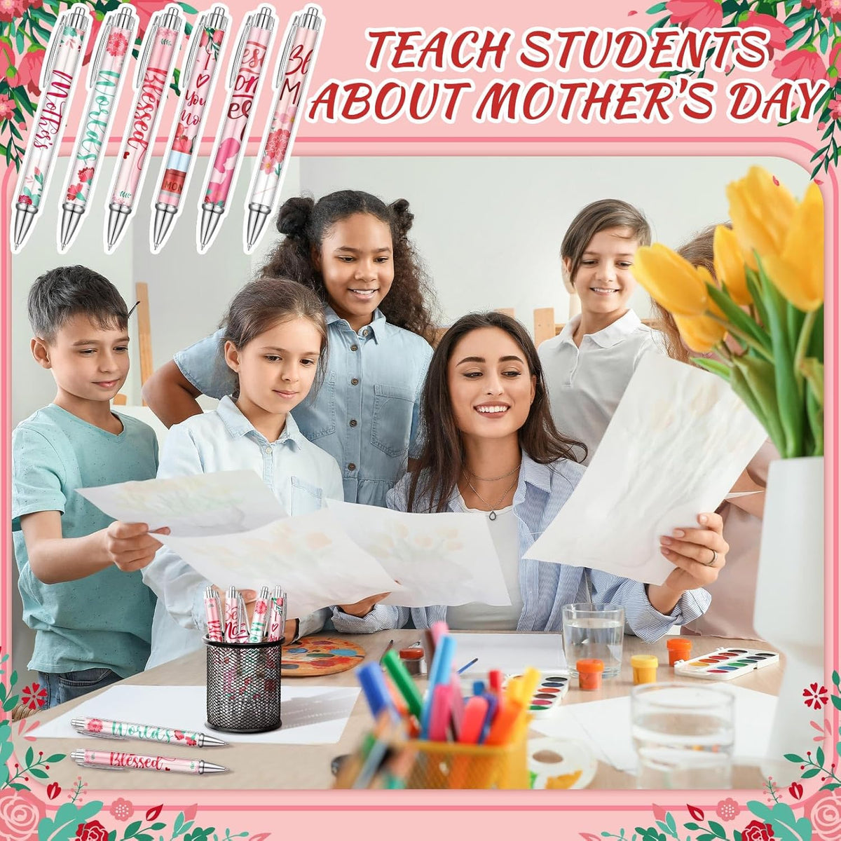 24 Pcs Christmas Appreciation Gifts Pen for Mom Mothers Christmas Stocking Stuffers Xmas Party