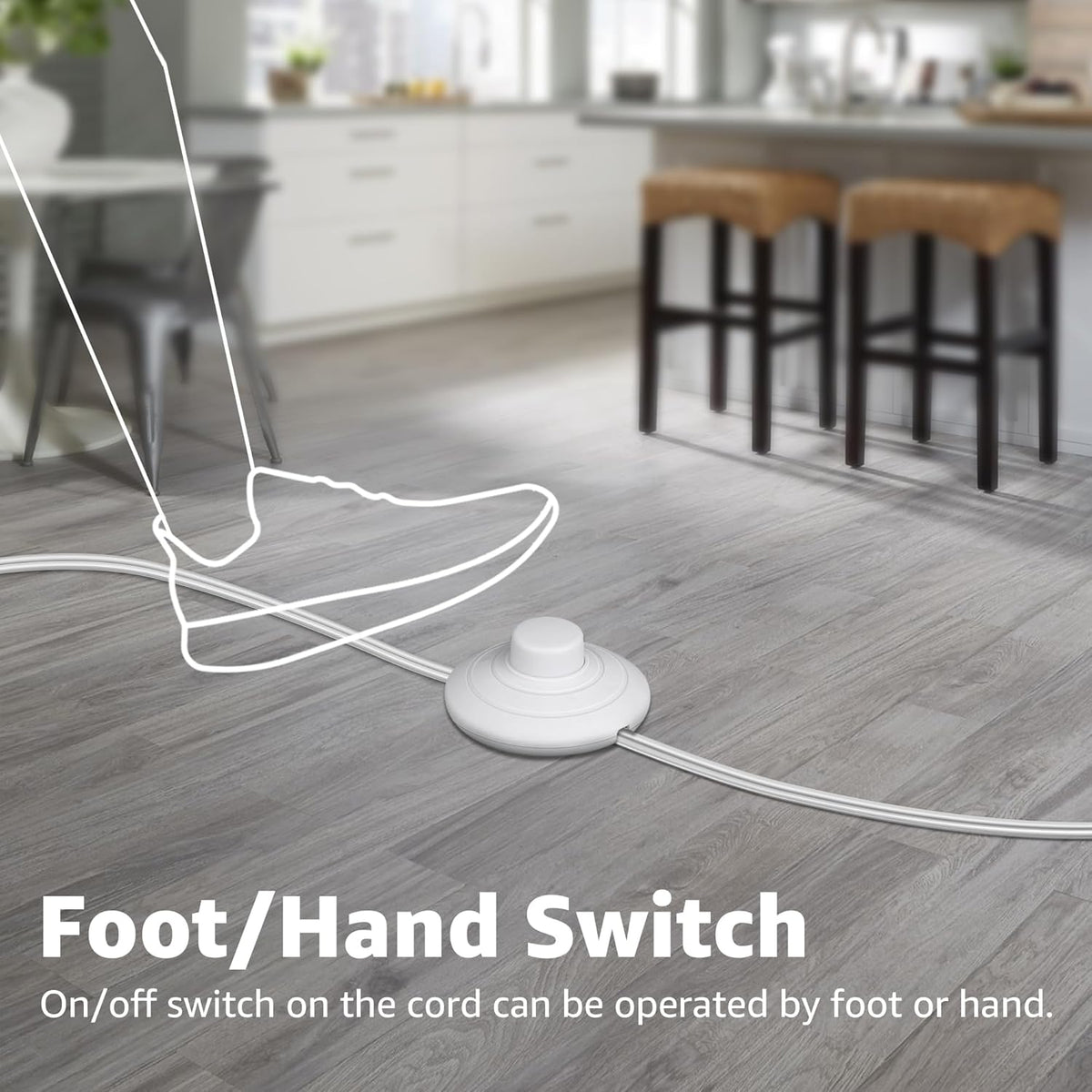 SUNVIE 2 Pack Up Lights Indoor Floor Can Light, Uplighting Indoor Spotlight Accent Lighting with