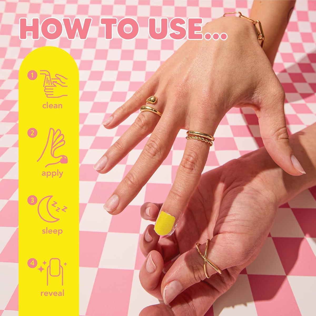 Onyx Professional Hard as Hoof S.O.S Nail Patches - Nail and Cuticle Strengthening Treatment Repair
