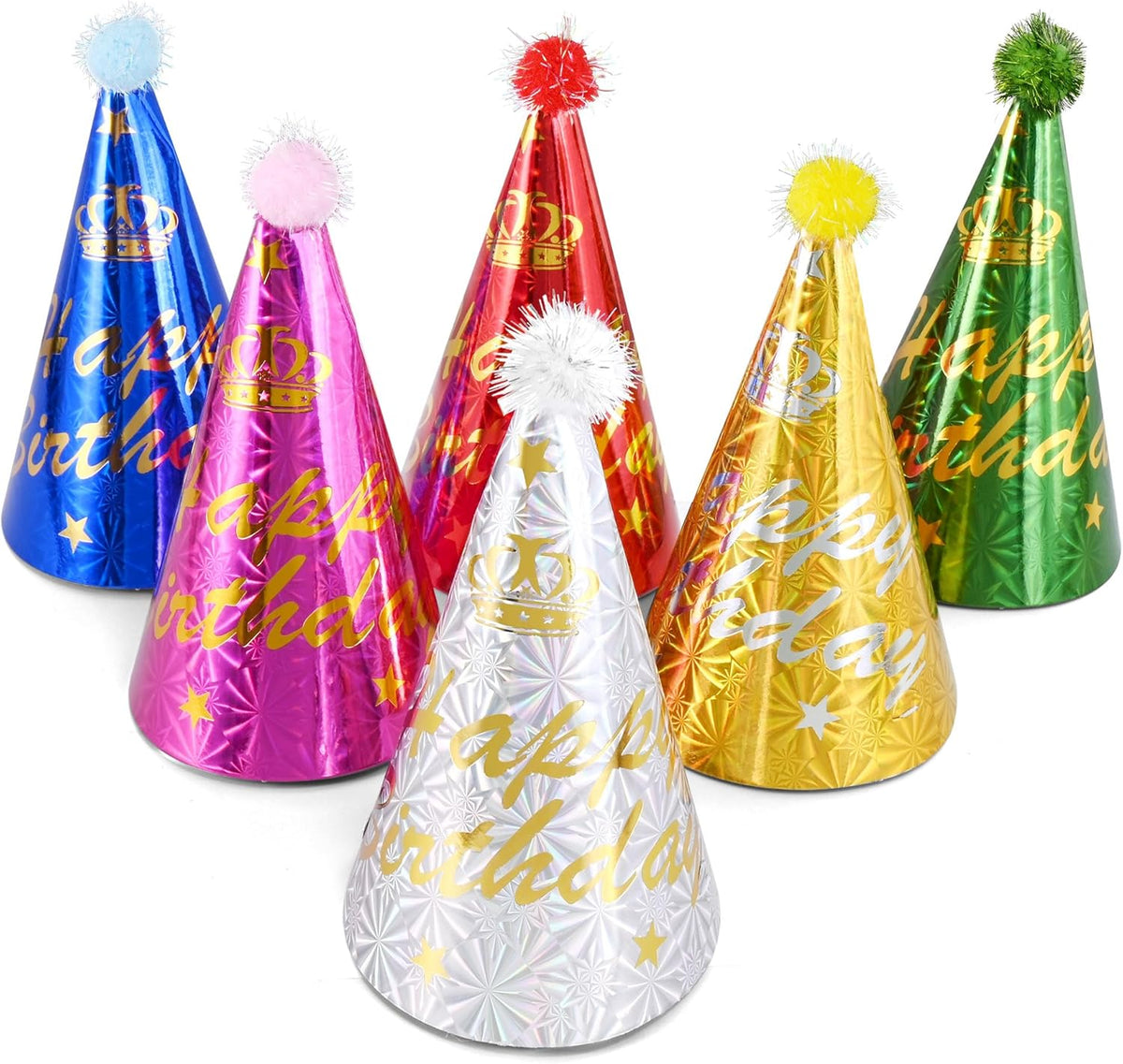 CANREVEL Party Hats for Kids and Adults, Party Headwear, Happy Birthday Hats, Birthday Party