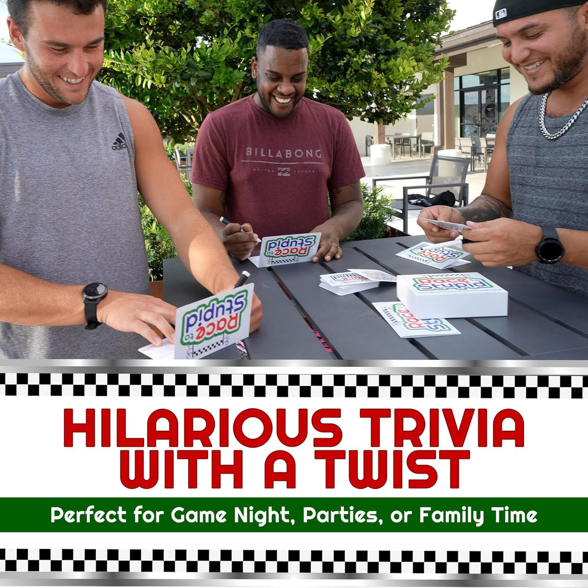Trivia Card Game – Family Games for Adults & Teens, Hilarious Party Games for Family Game Night