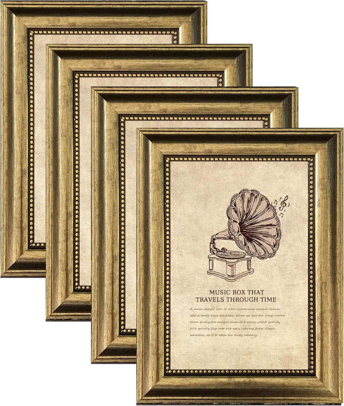 8x10 Picture Frame,Ornate Finish Photo Frame Farmhouse Rustic Vintage Distressed Bronze Photo Frame