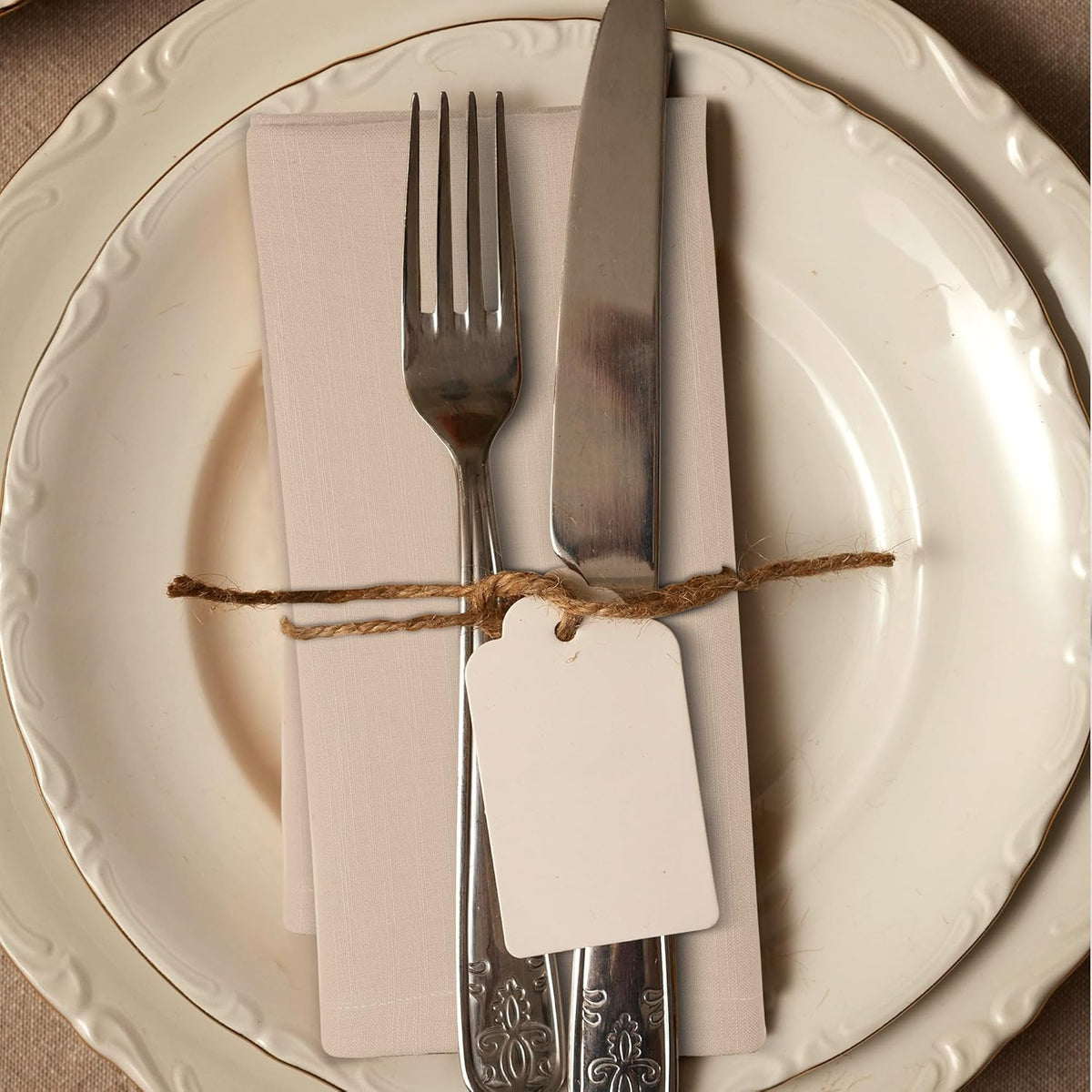 Urban Villa Dinner Napkins Solid Taupe Color Cloth Napkins (Set of 12) Oversized 20x20 Inches 100%