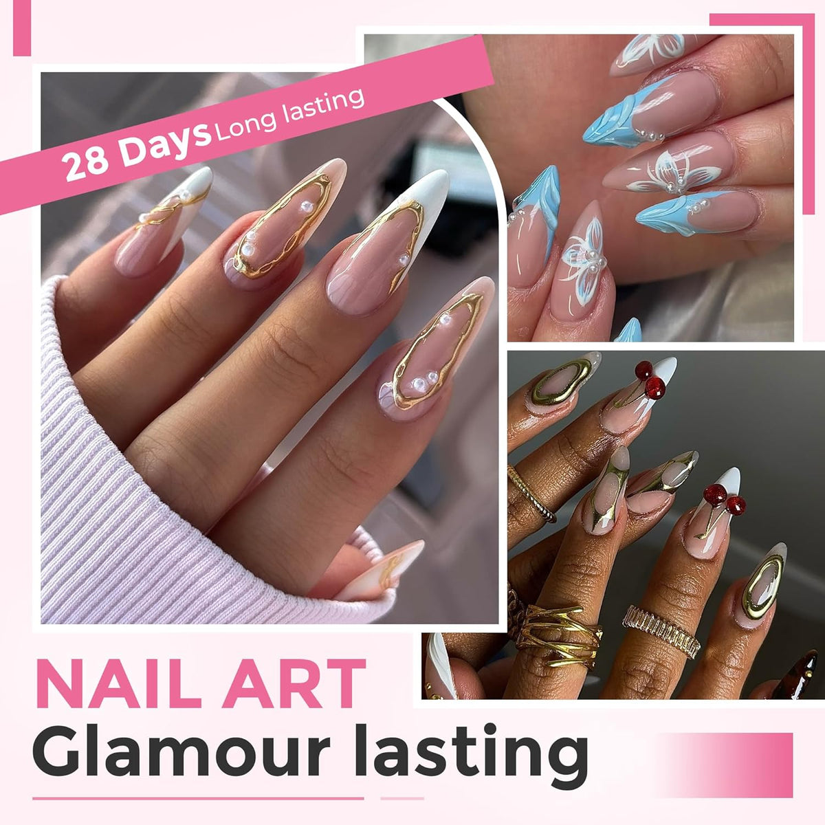 Long Stiletto Nail Tips: 240pcs Long Almond Matted Stiletto Gel Nail Tips No C Curve False Acrylic