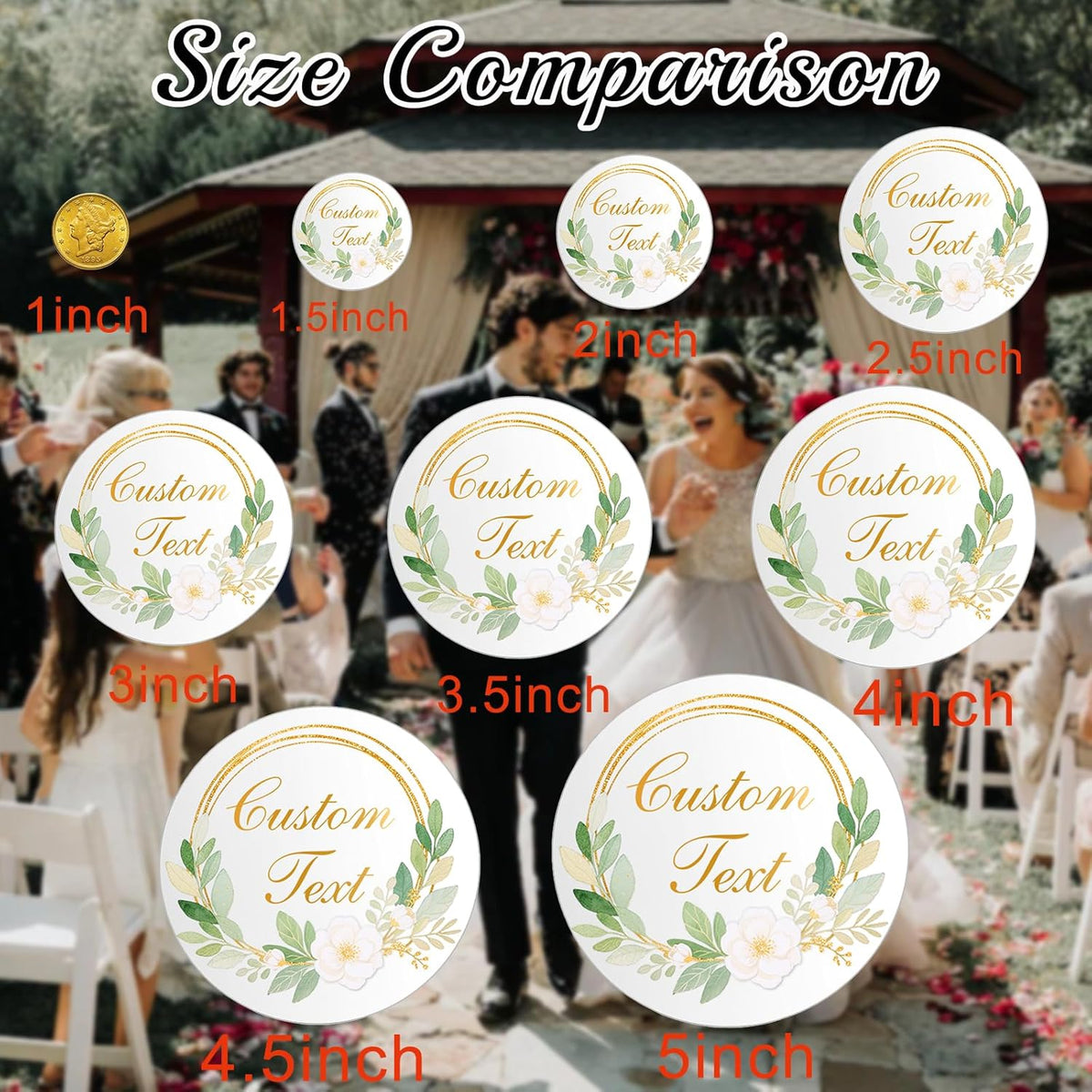 Custom Personalized Stickers Label for Wedding Favors Business Logo Birthday Party Customized