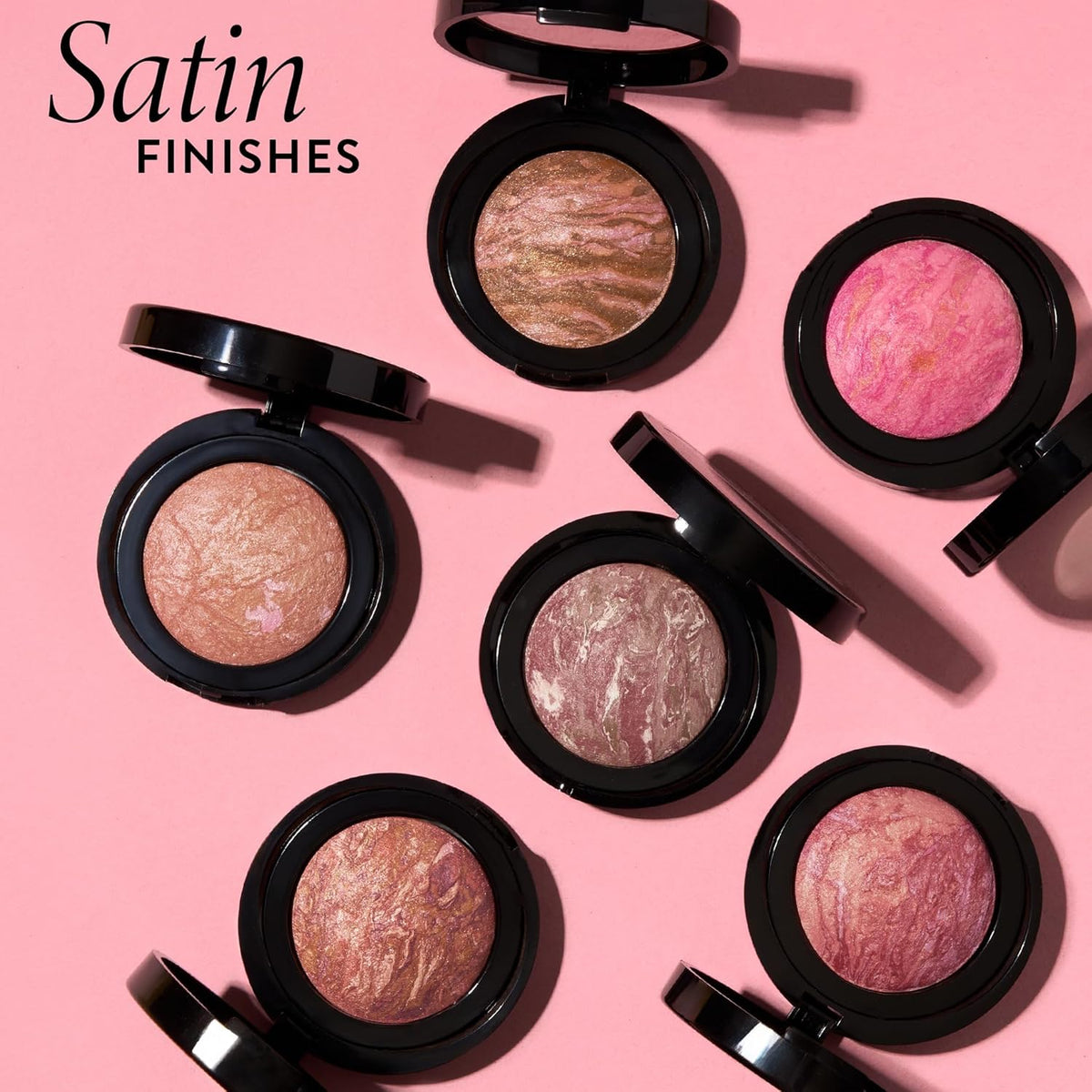 LAURA GELLER NEW YORK Baked Blush-n-Brighten Marbleized Blush for Cheeks - Rosé All Day - Natural