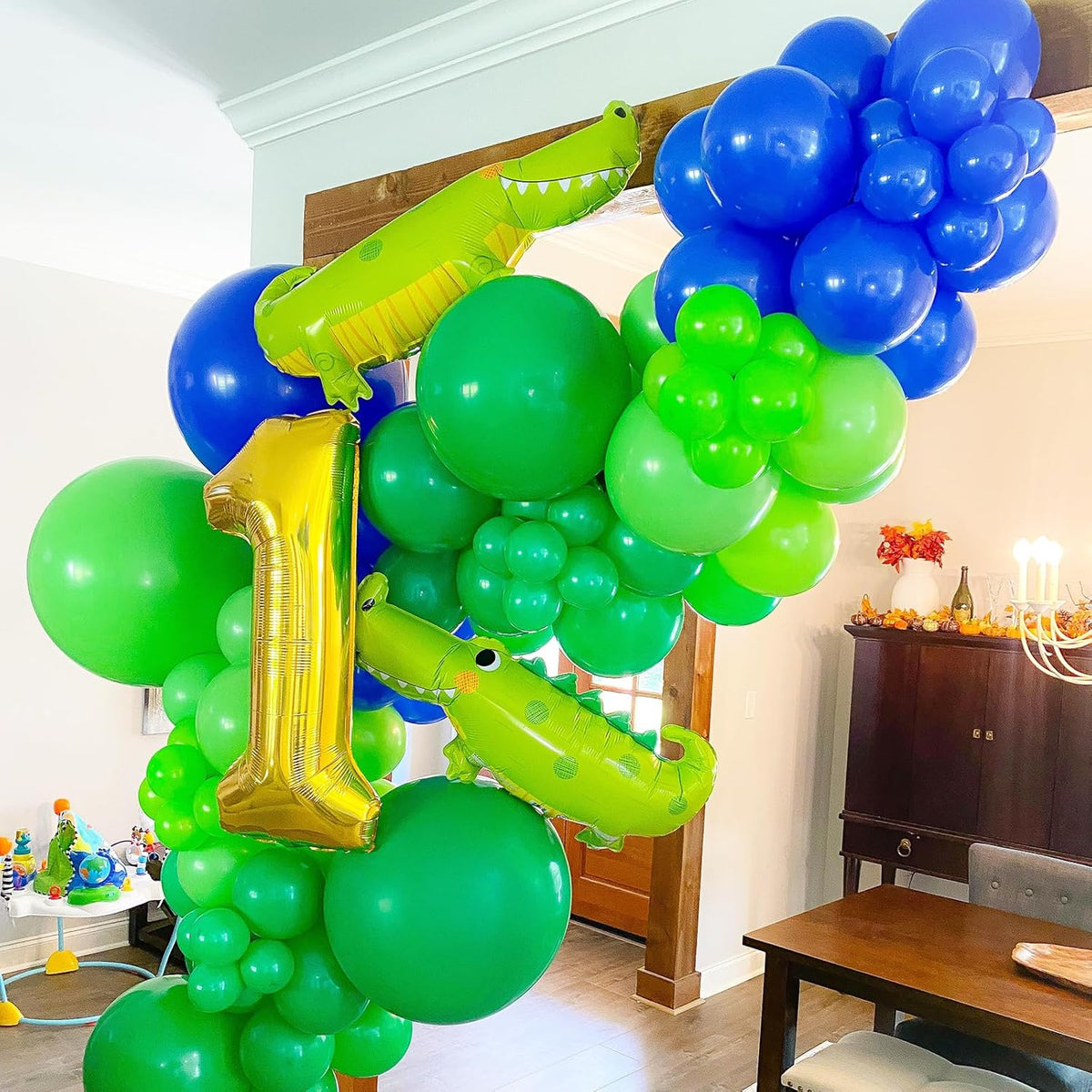 90pack Green Balloons Different Size 18/12/10/5 Inch Green Balloon Garland Arch Kit for Graduation