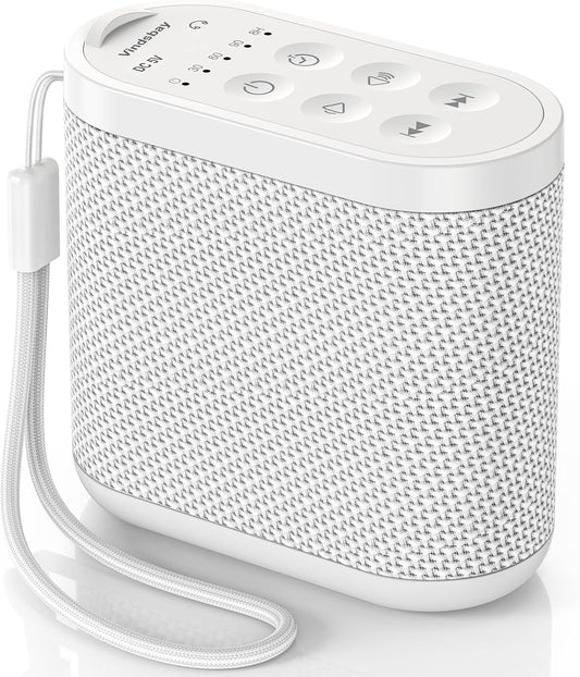Portable Travel Sound Machine for Adults, Baby Sleeping - White Noise Machine：Rechargeable Battery