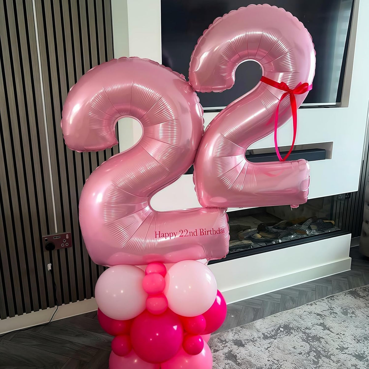 Light Pink 0 Balloon,Pastel Pink 0 Balloons Number,40 Inch Helium Foil Mylar Number 0 Balloon for
