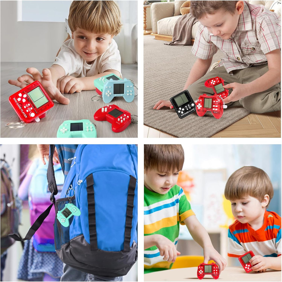 24Pcs Video Game Party Favors Video Game Keychain Gamer Party Favors Video Game Party Supplies