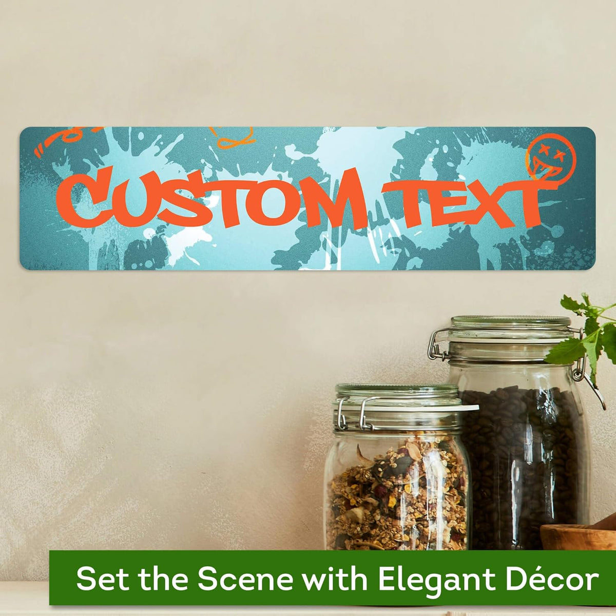 Custom Sign, Custom Street Sign, 11 Font Colors, 13 Font Styles, 4 Hole Options, 22 Sizes, 3x12