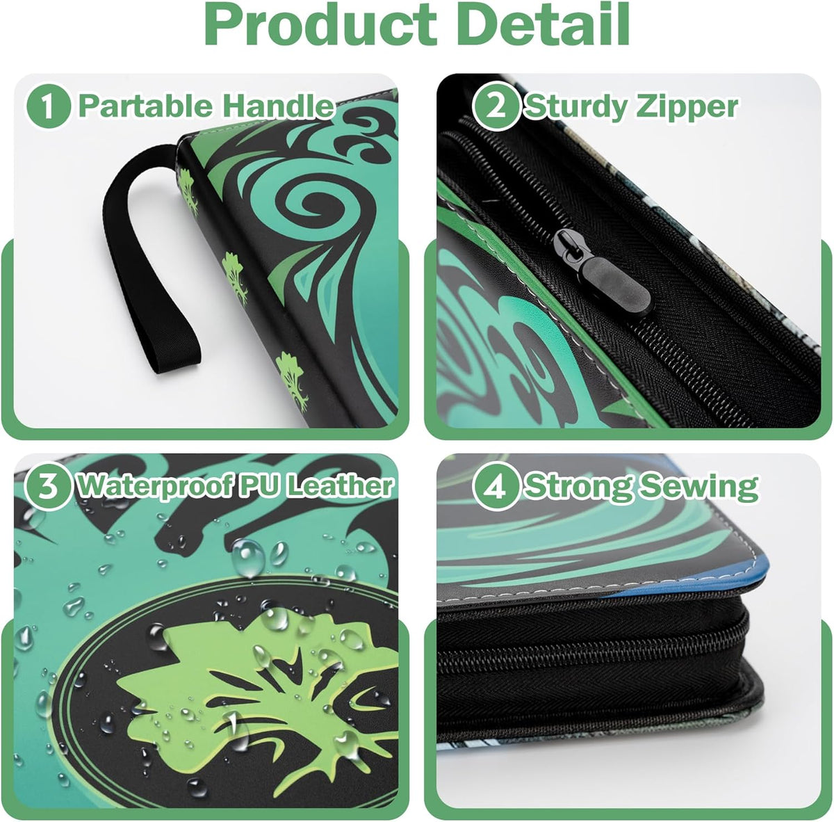 9 Pocket Card Binder for MTG/YGO/PTCG/Game Cards, Holds 900 Cards,Premium Card Collector Book for