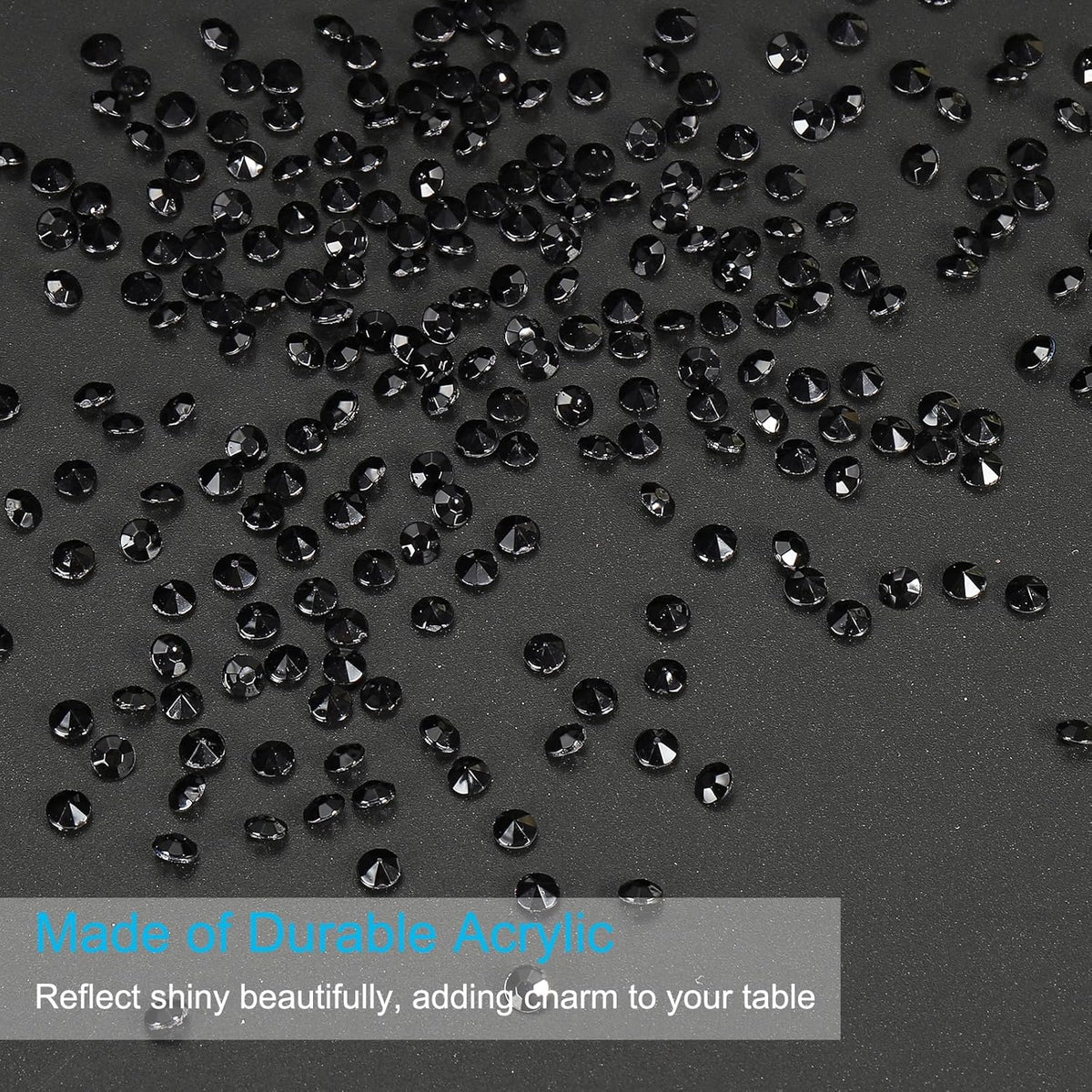 PATIKIL 10000 Pcs Wedding Table Scatter Confetti Crystals 4.5mm Acrylic Diamonds Vase Fillers Gems