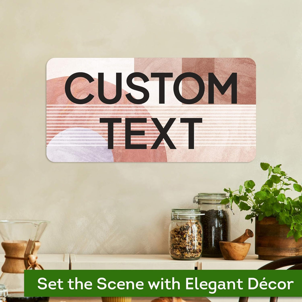 Custom Sign, Custom Street Sign, 11 Font Colors, 13 Font Styles, 4 Hole Options, 22 Sizes, 9x18