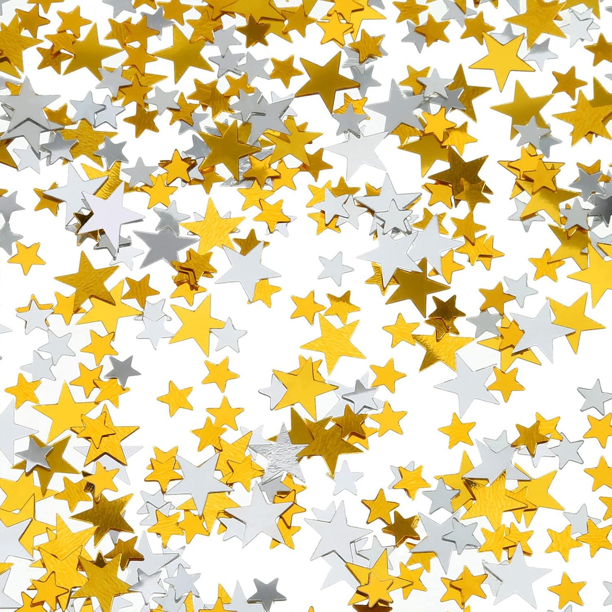 Hestya 60g Star Confetti Glitter Table Confetti Metallic Foil Stars for Party Wedding Festival