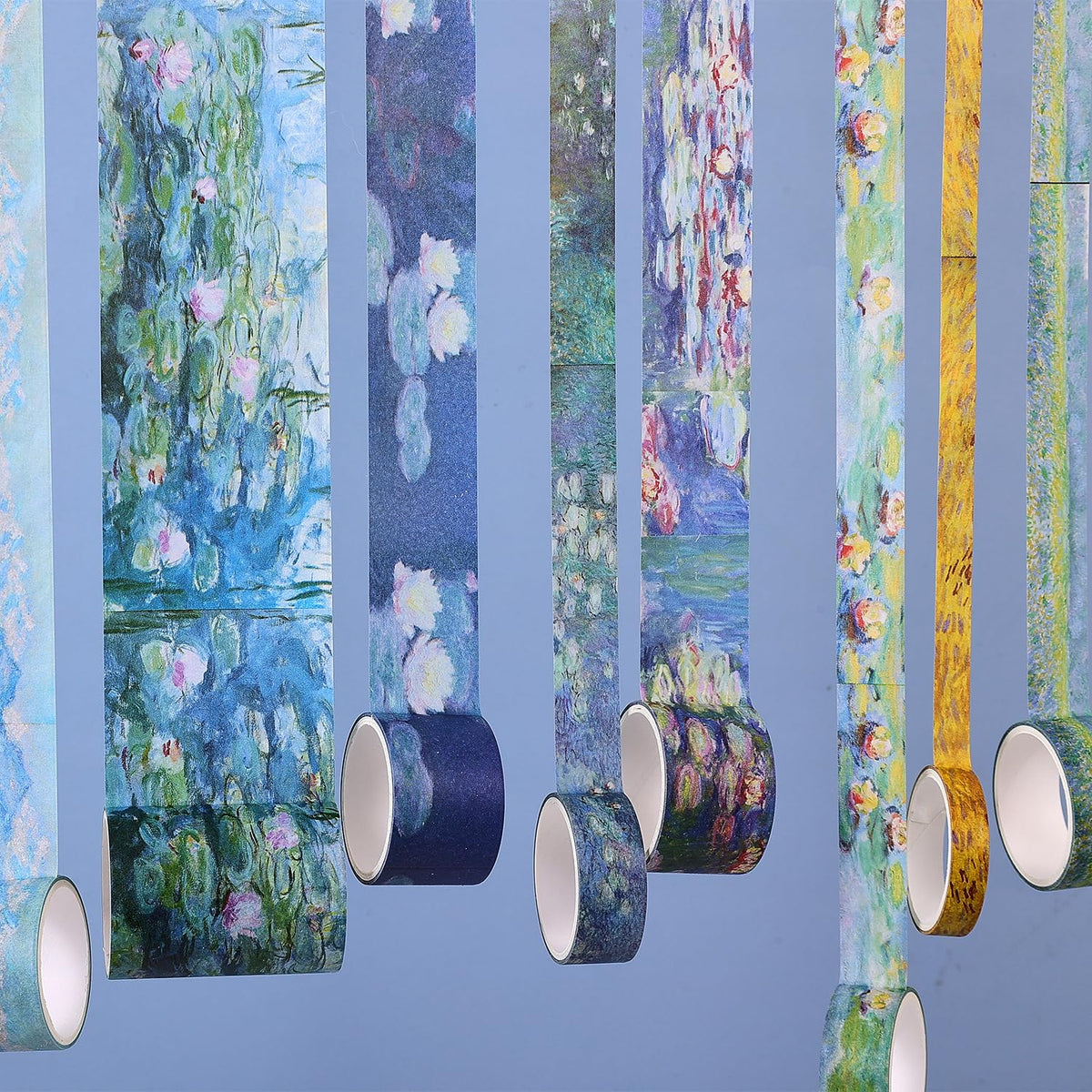 32 Rolls Washi Tape Set, Colored Van Gogh Patterns Decorative Masking Tape, Vintage Artists Tapes