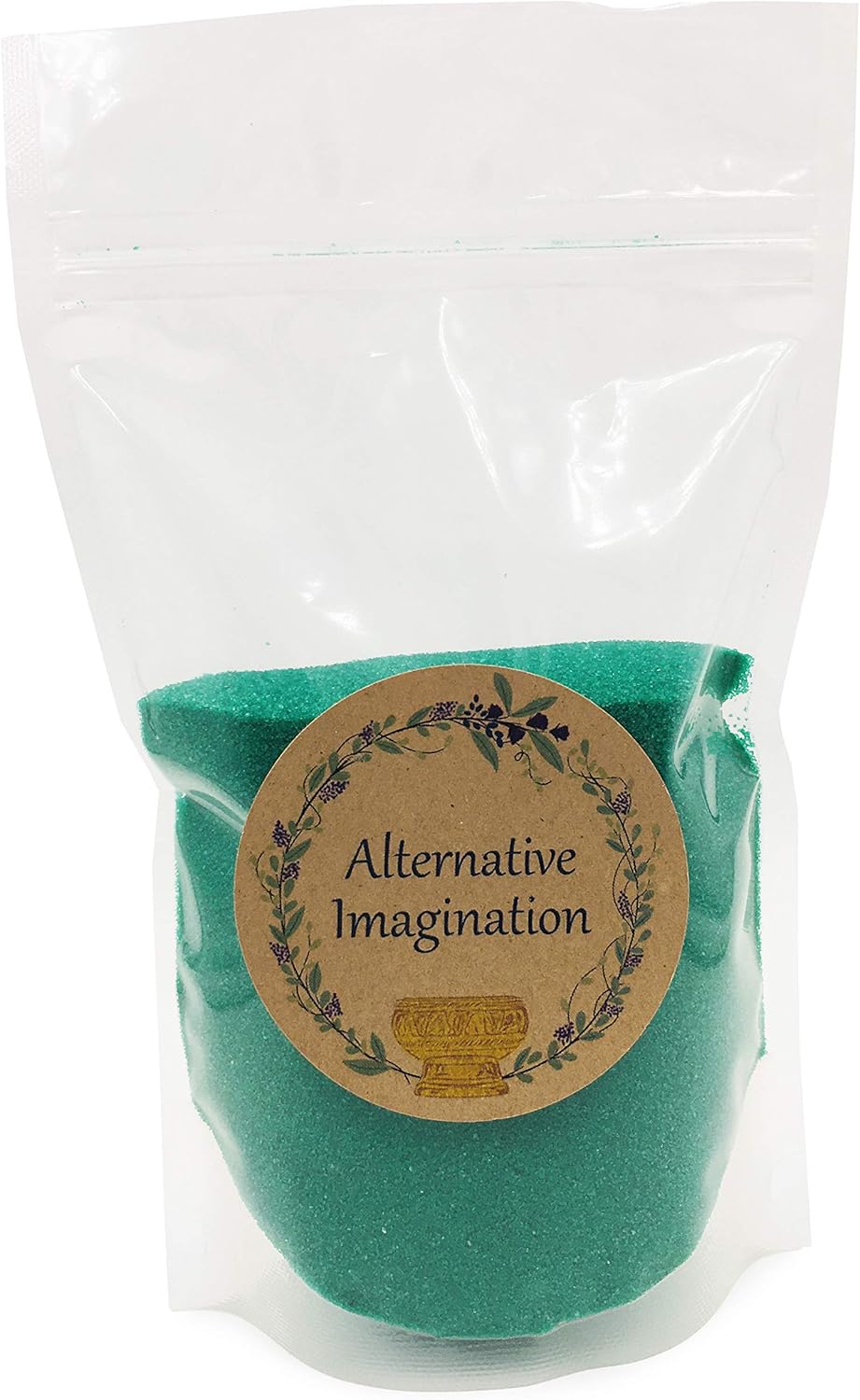 Green Sand - Fine Sand for Zen Garden, Resin Incense Burner, Smudge Bowl, Ritual Incense, Cast Iron