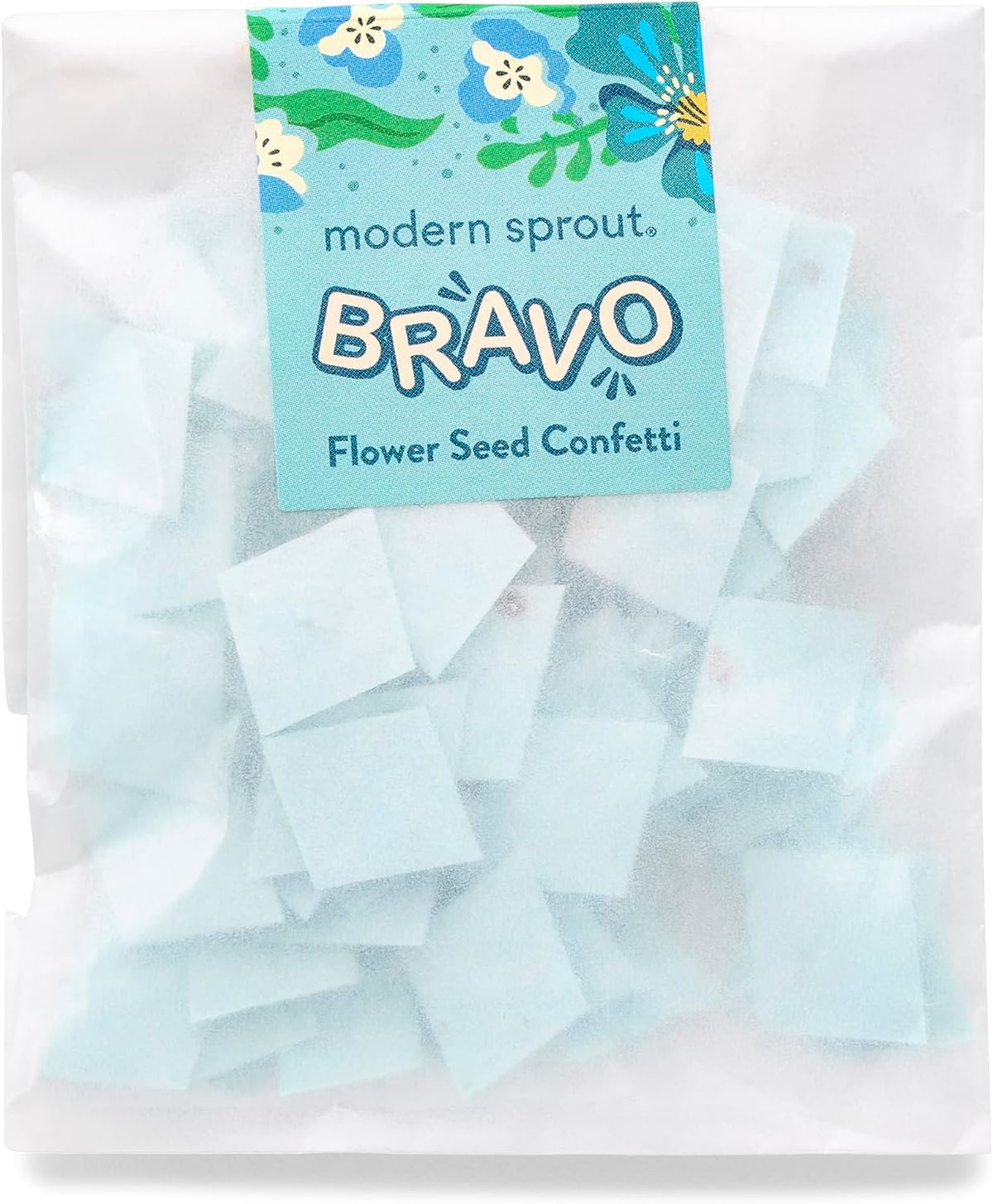 Modern Sprout Plantable Seed Paper Confetti Poppers Refill Packs (12 Pack/100pc) - Plastic-Free