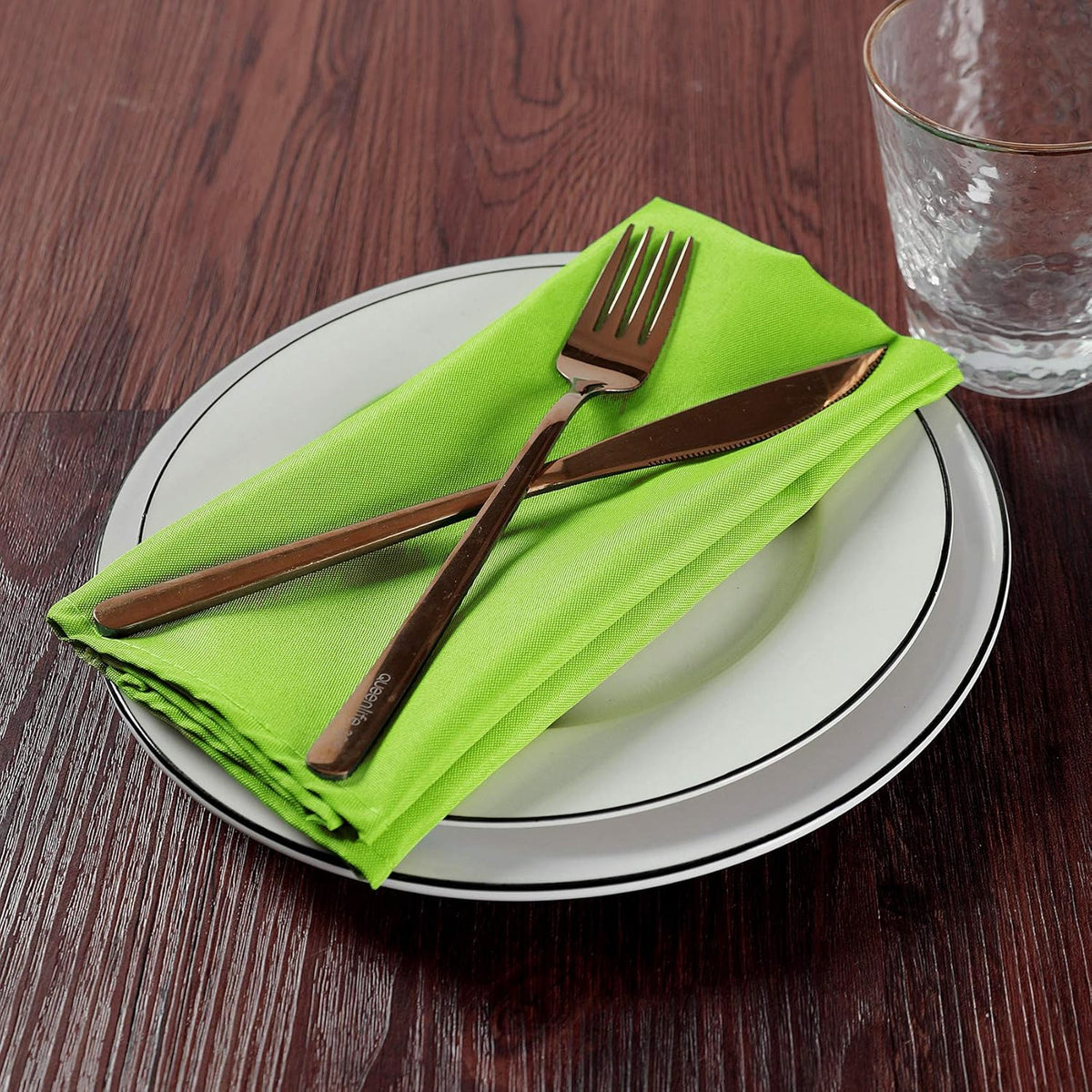 Cloth Napkins 17x17 inch Washable Polyester Dinner Napkins Soft Table Napkins for Wedding Party