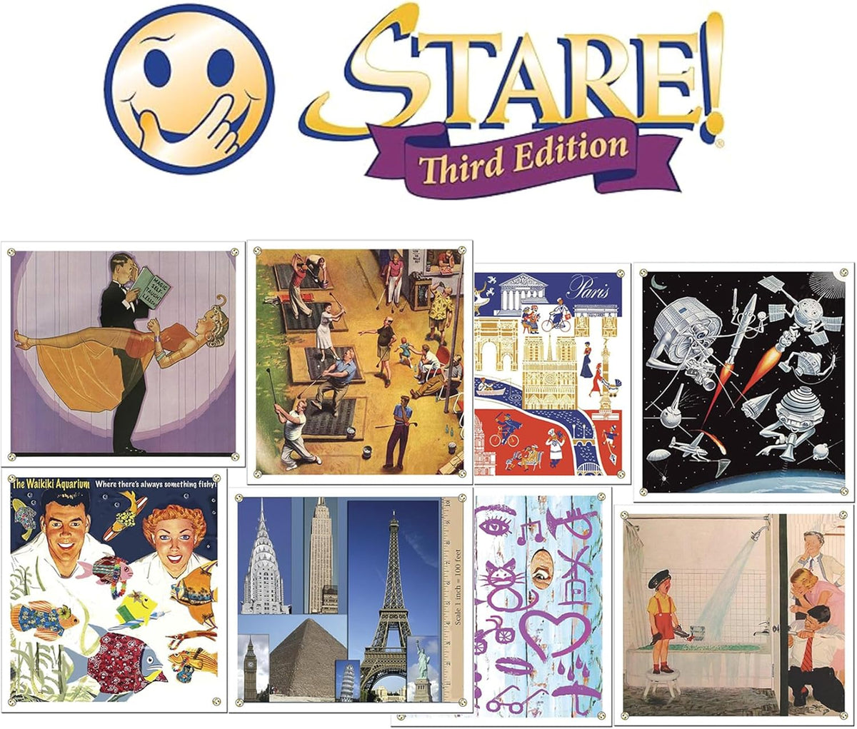 Stare - Fun Game of Visual Recall Where Quirky Image Cards Challenge Players' Minds – Classic for