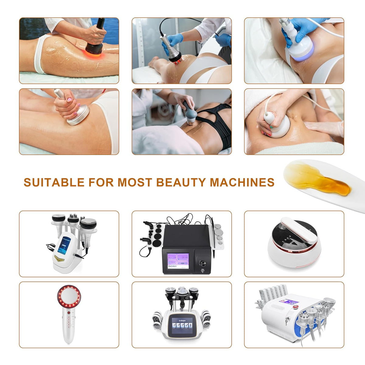 Elitizia Spotless Upgrade Gel Thermal Hot Gel for Beauty Body Skin Device Massage Machine Skin Care