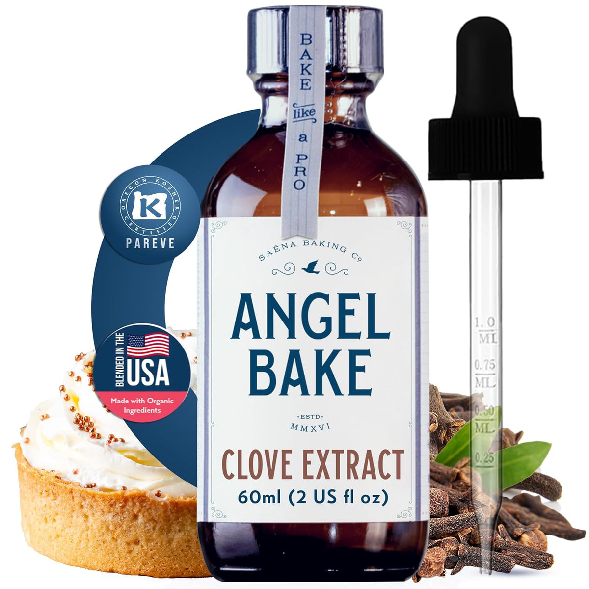 Pure Clove Extract for Baking and Mixology- Premium Natural Flavoring for Cooking & Beverages