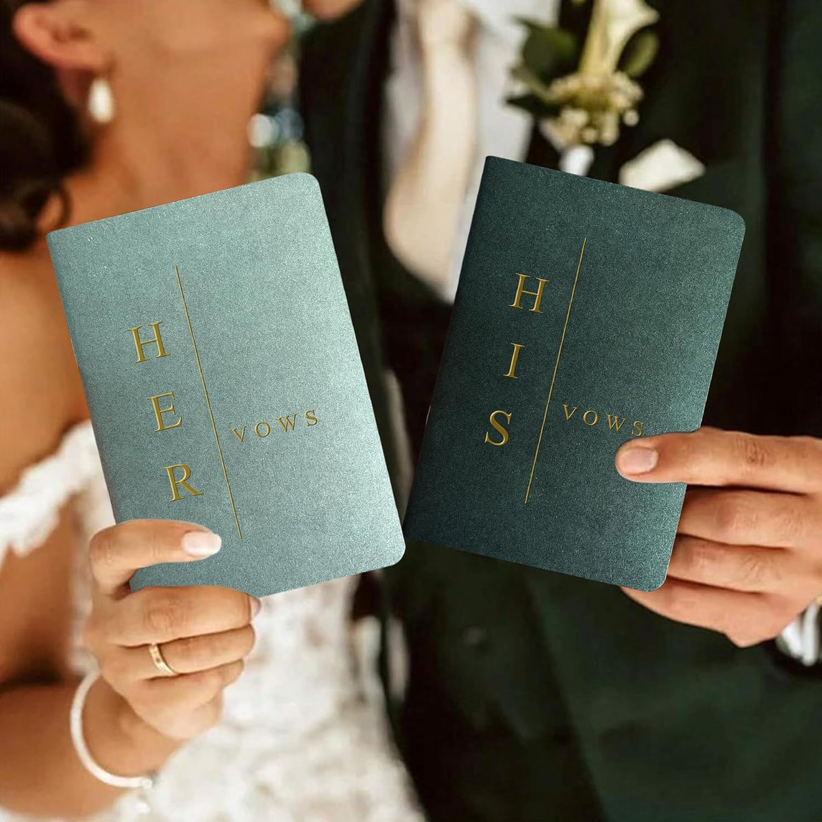 Vow Books His and Hers Wedding Vow Books Bride and Groom Vow Books Wedding Essentials Wedding