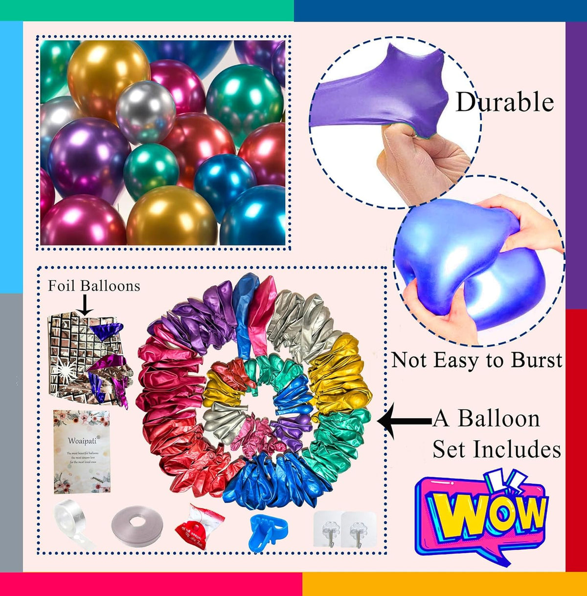 161pcs Shiny Chrome Balloon Garland Arch Kit Retro Disco Dance Party Decorations with 4D Disco Ball