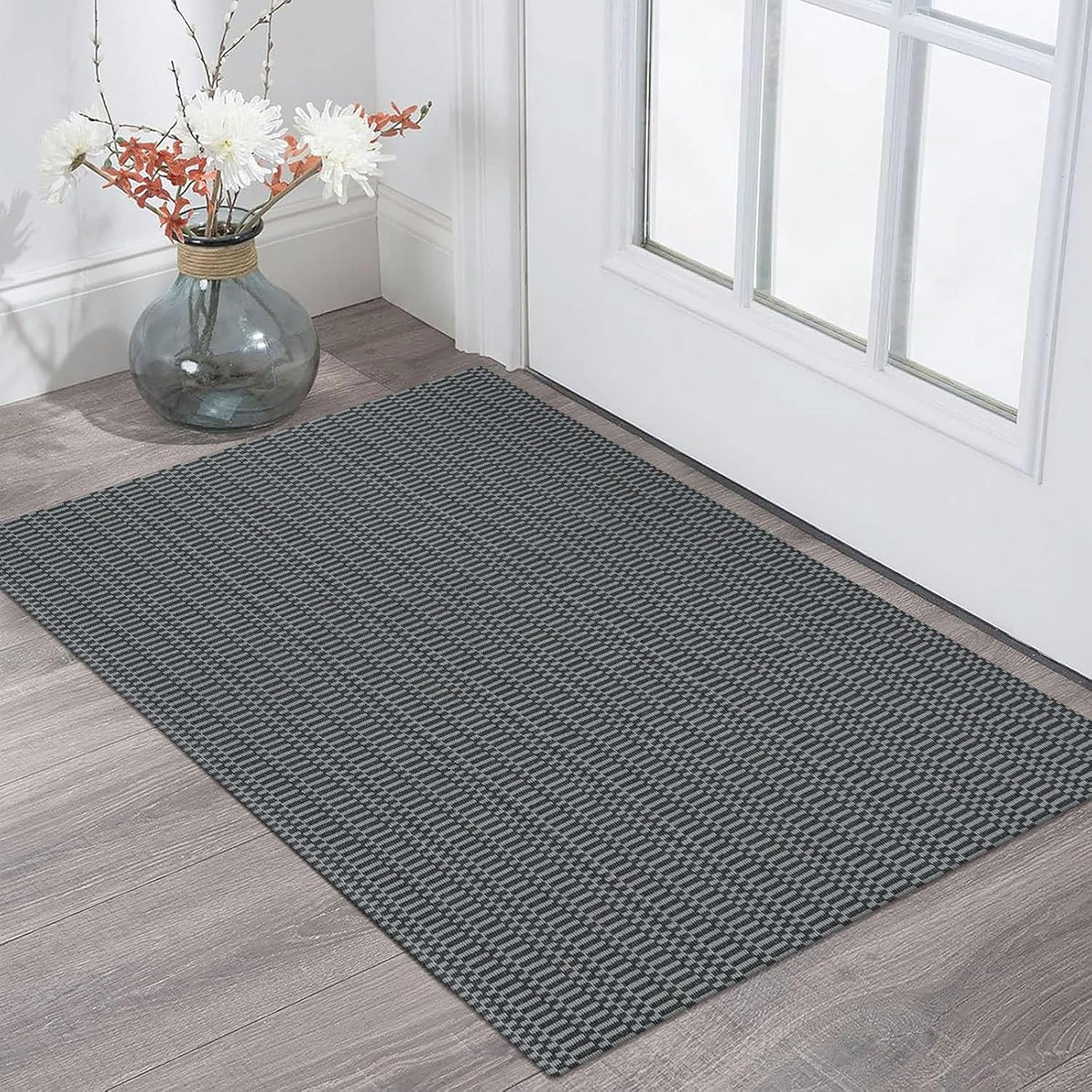 KOZYFLY Washable Area Rug 2x3 Ft Small Entryway Rug Indoor Door Mat Throw Rugs with Rubber Backing