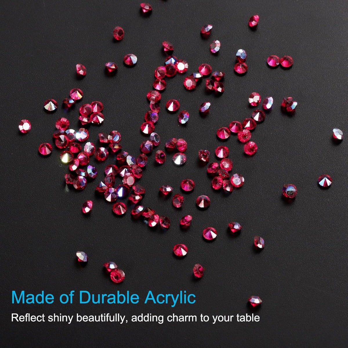 PATIKIL 14000Pcs Wedding Table Scatter Confetti Crystals 3mm Acrylic Diamonds Vase Fillers Gems for
