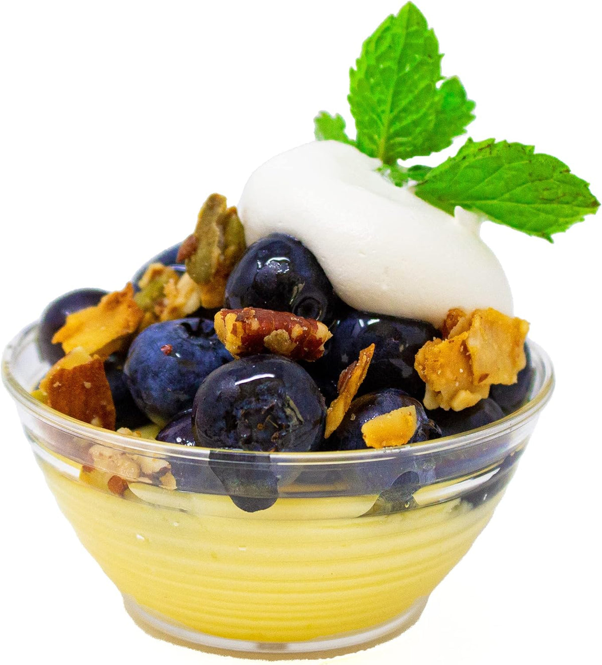 50 Pack 3 oz. Asian-Style Clear Mini Dessert Cups, Party Cups for Appetizer Bowls and Disposable