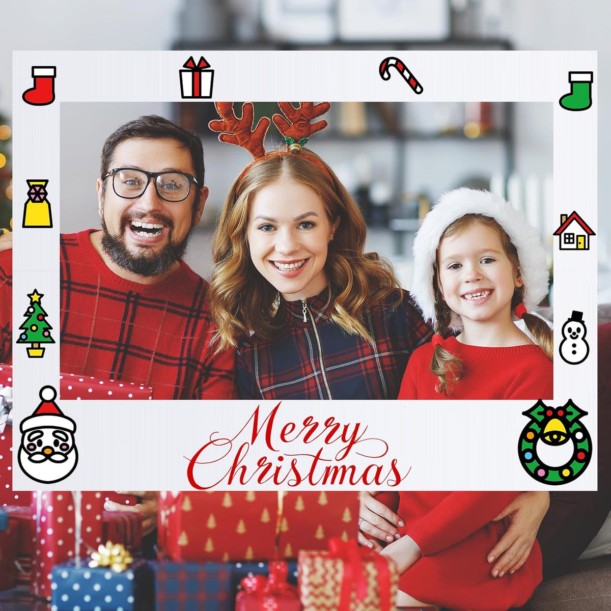 32 x 24 Inch Large Blank DIY Photo Booth Props Picture Frame Party Frame DIY Photo Booth Props