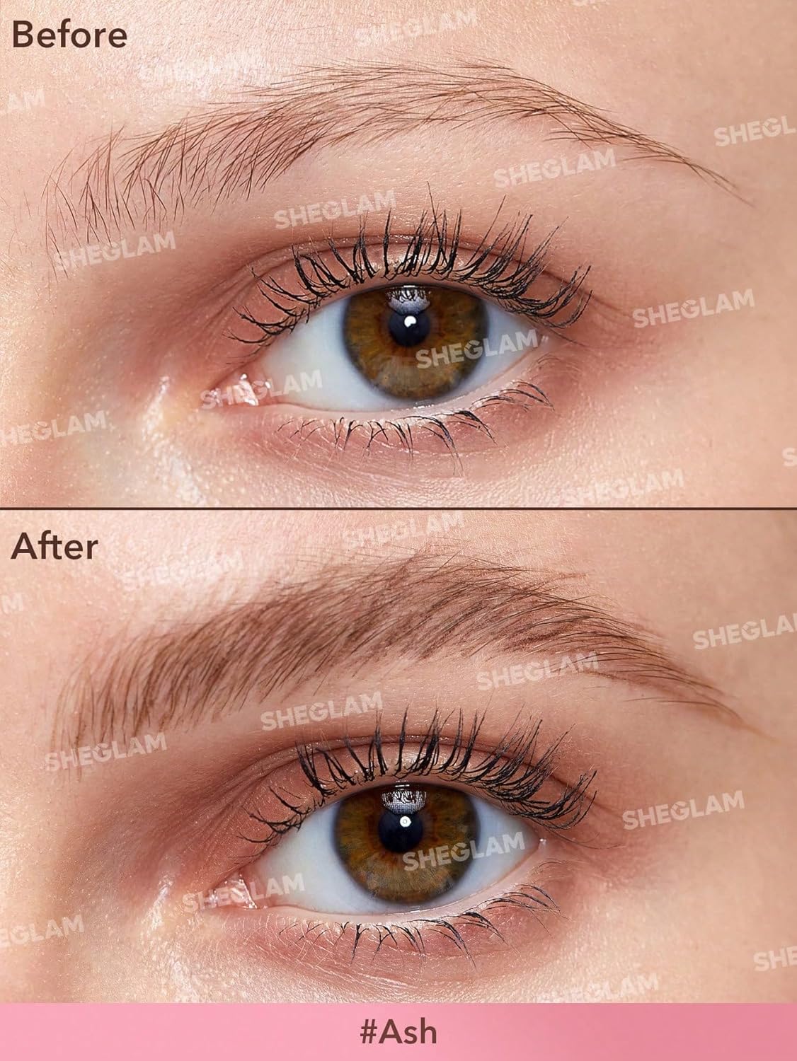 SHEGLAM Brow-Fection Angled Brush & Dip Upgraded Microblading Eyebrow Pen Long Lasting Waterproof