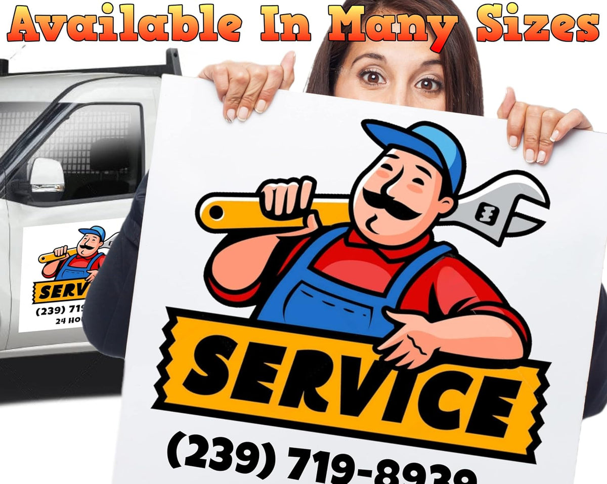 My Happy Customized Gifts Custom and Professional Logo Magnet Sign Personalized Logo for Your Car