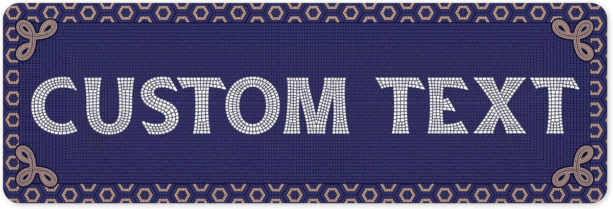 Custom Sign, Custom Street Sign, 11 Font Colors, 13 Font Styles, 4 Hole Options, 22 Sizes, 6x18