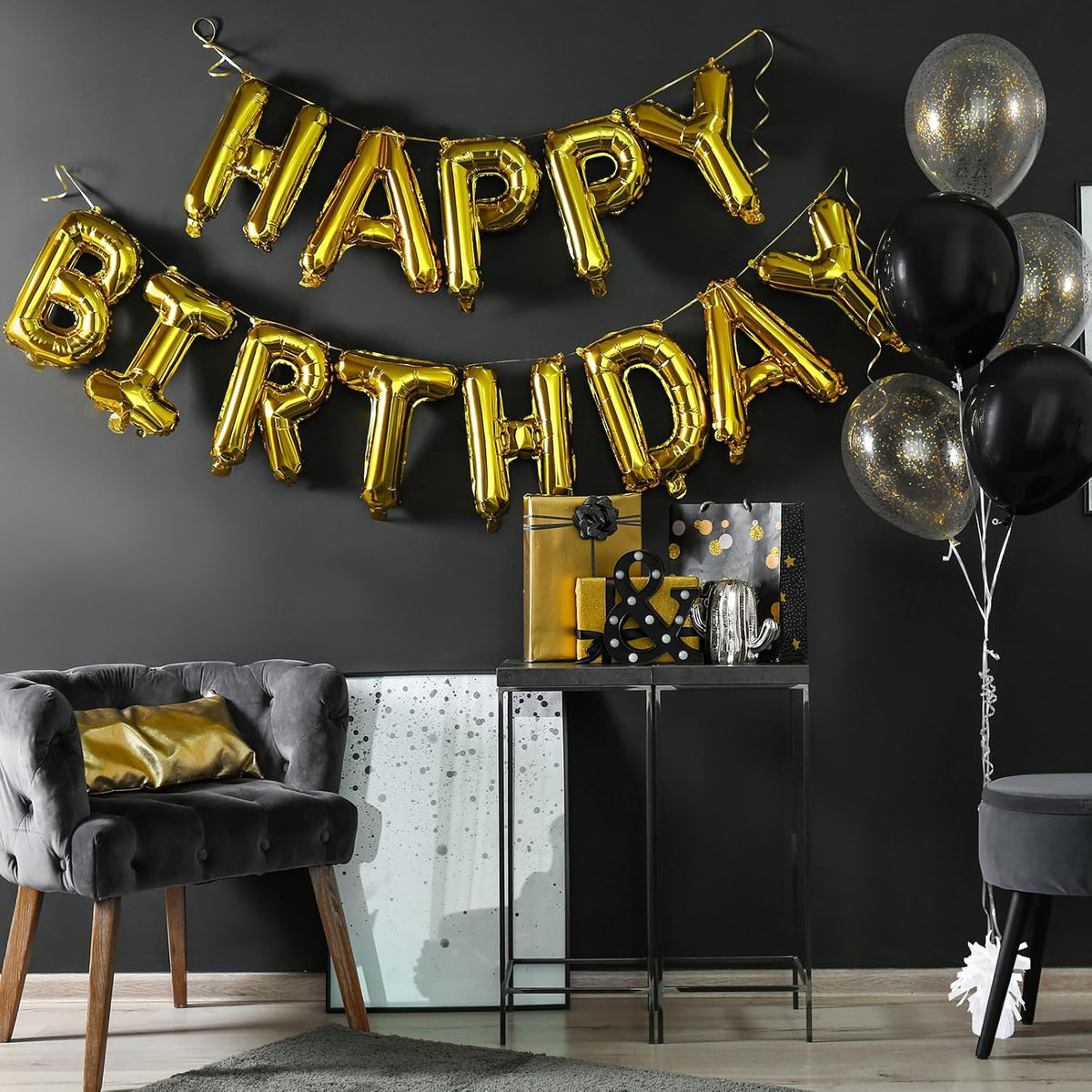 6 Pack White Balloon Weights Metallic Holder Anchors Balloon Holder Weights for for Birthday 2025
