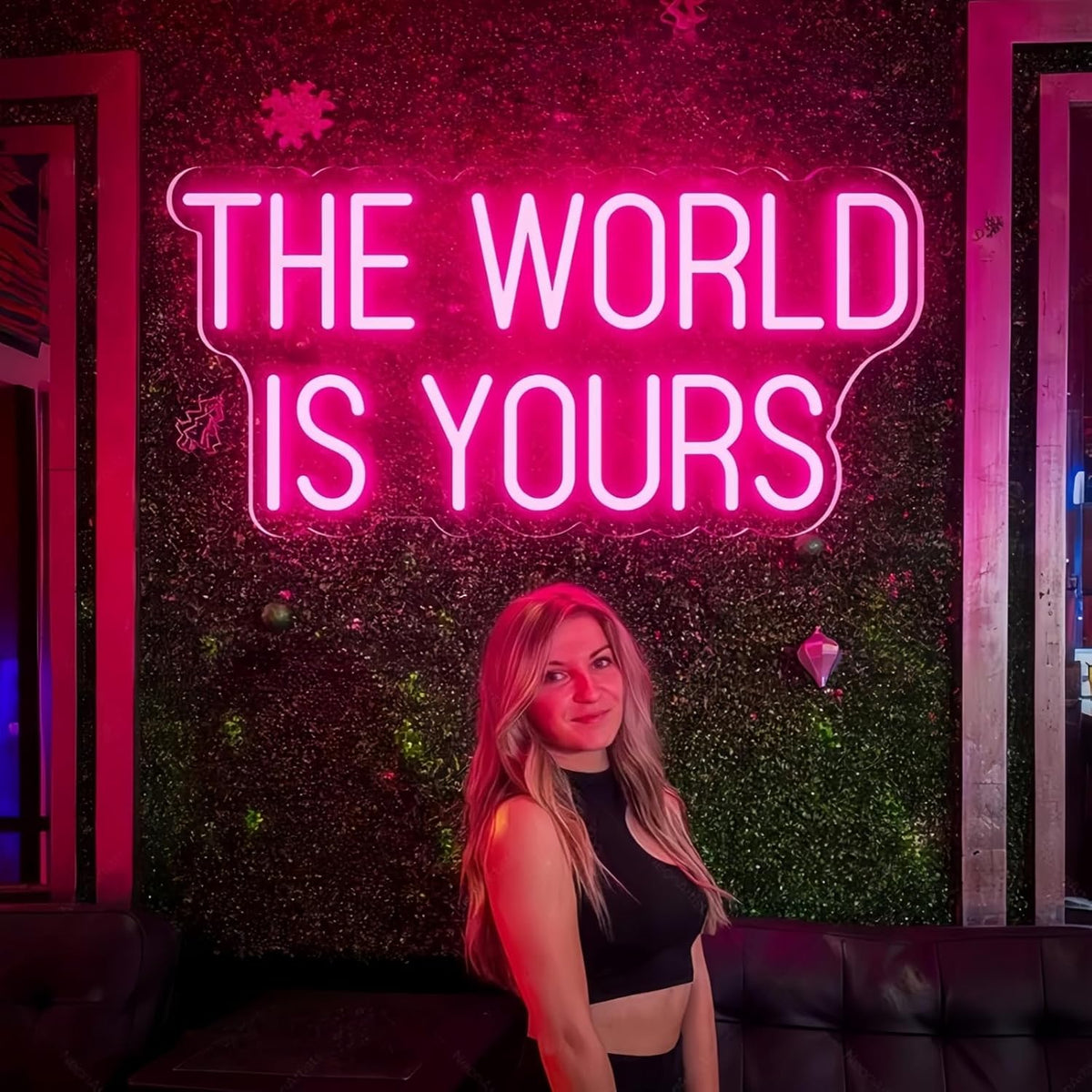 Ulalaza LED Neon Sign Night Light for Wall Party Décor Bedroom Room Bar Wedding Home Birthday Art