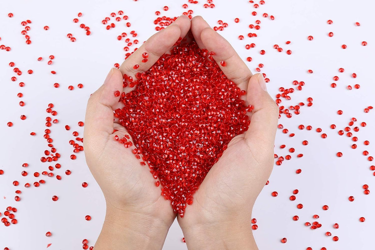 10000 pcs/Pack Wedding Table Scatter Confetti Crystals Acrylic Diamonds Vase Fillers 4.5 mm