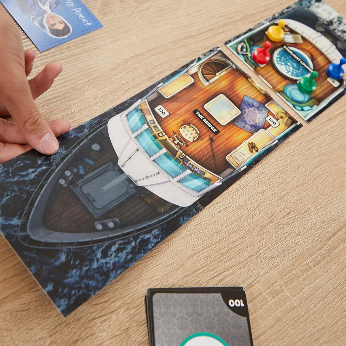 Hasbro Gaming Clue Board Game Sabotage on The High Seas, Escape Room Game, Murder Mystery Games
