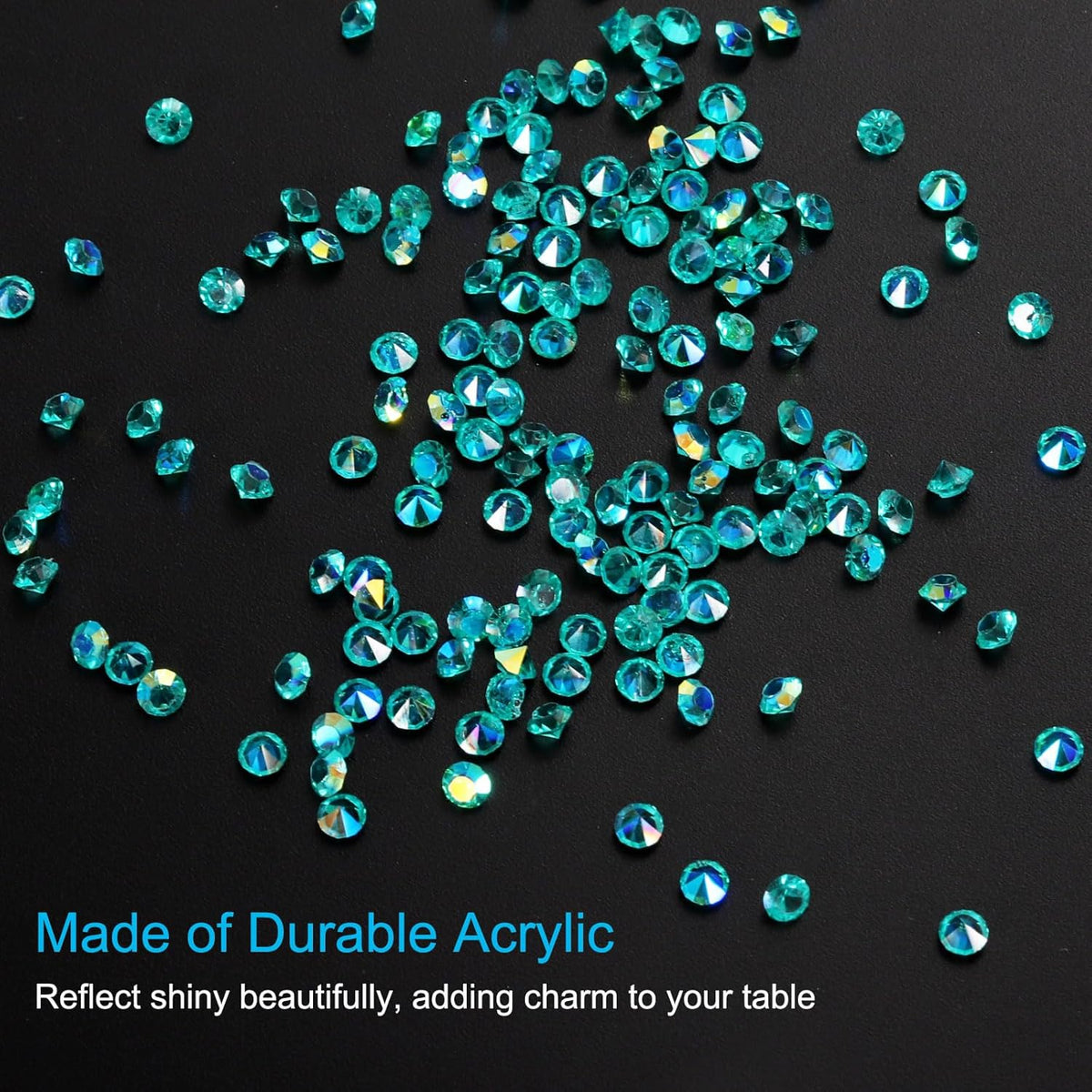 PATIKIL 14000Pcs Wedding Table Scatter Confetti Crystals 3mm Acrylic Diamonds Vase Fillers Gems for