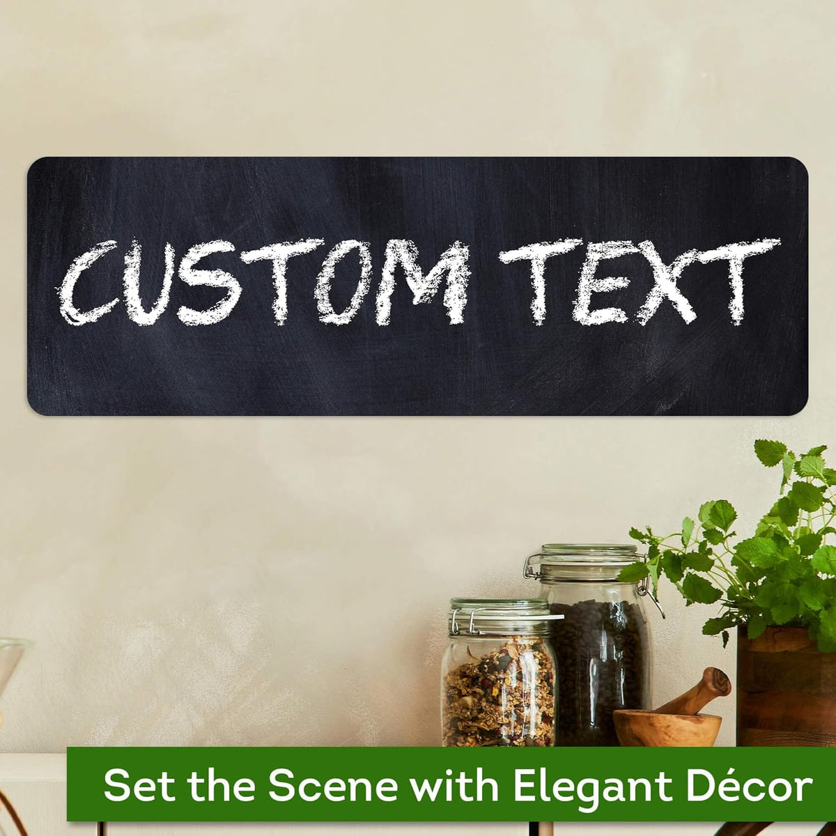 Custom Sign, Custom Street Sign, 11 Font Colors, 13 Font Styles, 4 Hole Options, 22 Sizes, 6x18