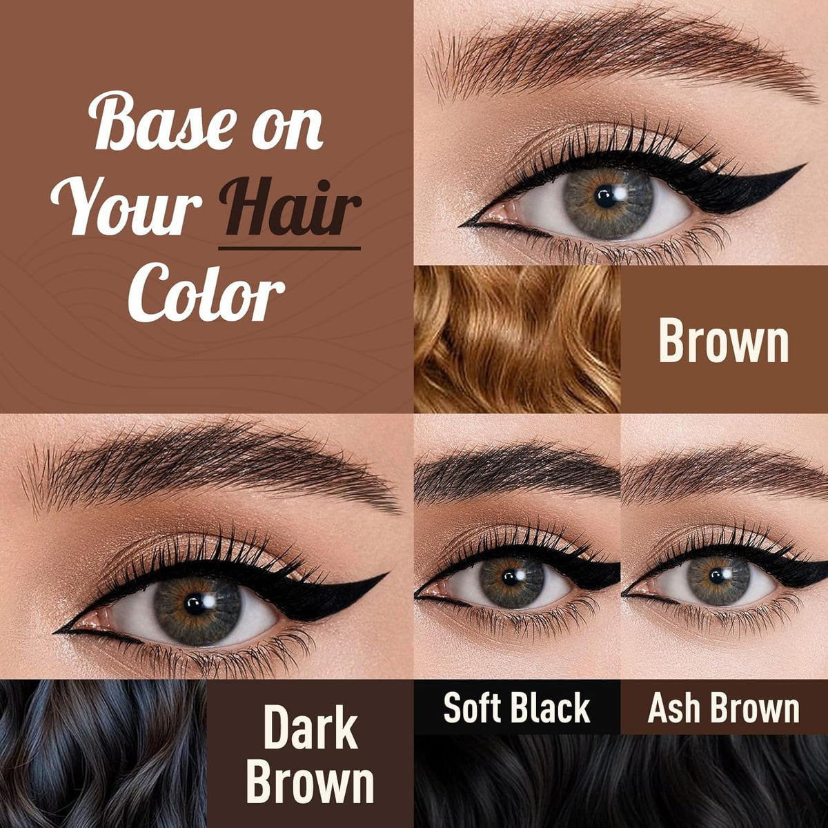 Microblading Brow-Fection Brow Eyebrow Pencil – Angled Brush Tip, Wild Natural Hair-Like Strokes