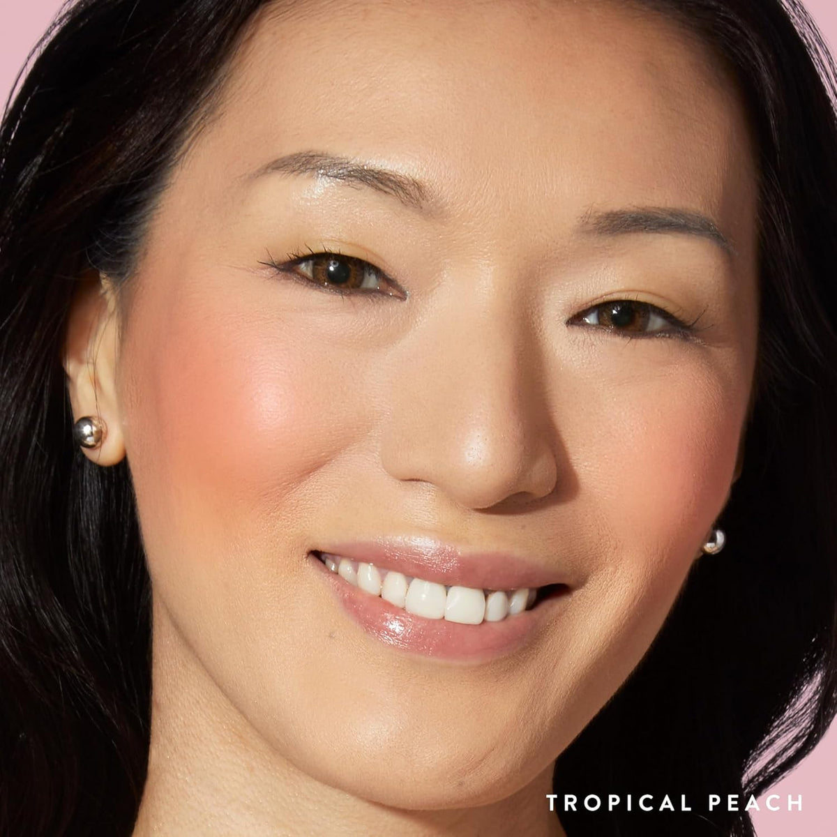 LAURA GELLER NEW YORK Baked Blush-n-Brighten Marbleized Blush for Cheeks - Tropical Peach - Natural
