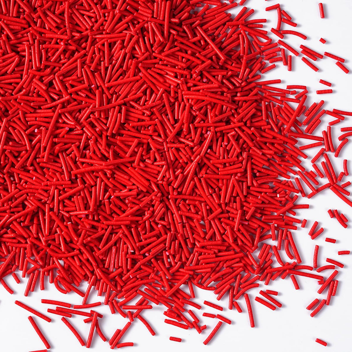 Edible Red Jimmies Sprinkles, Red Sprinkles, 4.23oz Jimmies for Baking, Baby Showers, Weddings
