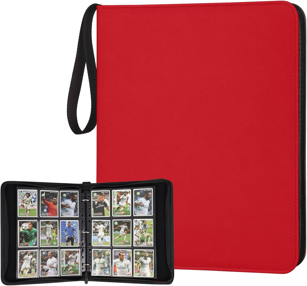 Trading Card Binder, Card Collection Binder Album Folder with 720 Side Loading Pockets, 9 Pocket