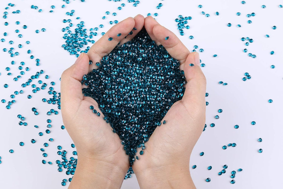 10000 pcs/Pack Wedding Table Scatter Confetti Crystals Acrylic Diamonds Vase Fillers 4.5 mm