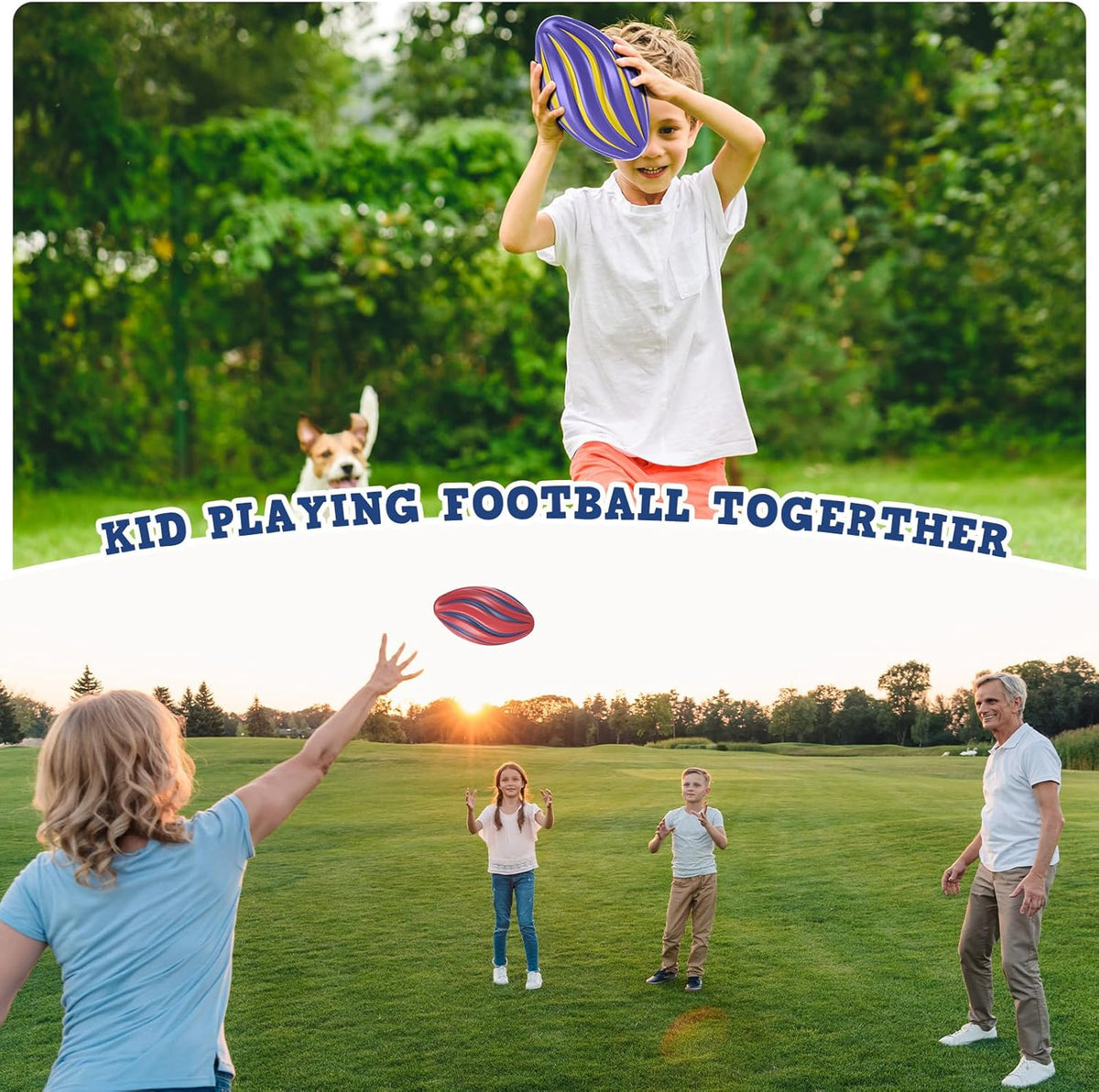 Jerify 12 Pcs Mini Foam Footballs for Kids Students 7 Inch Small Spiral Football Toys Easy Grip