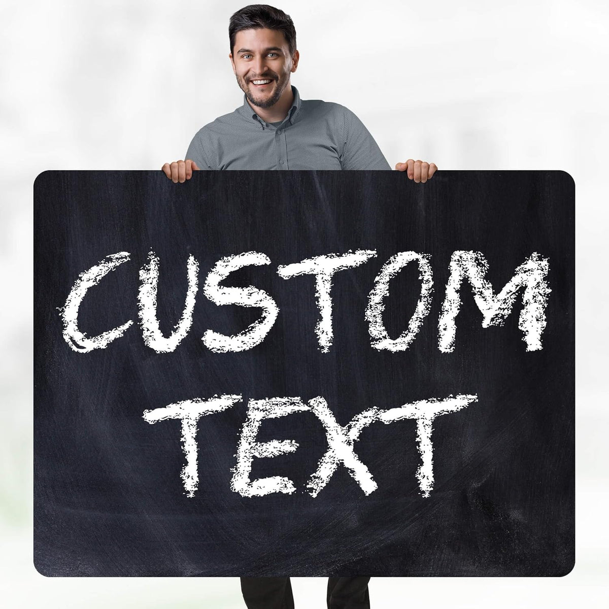 Custom Sign, Custom Street Sign, 11 Font Colors, 13 Font Styles, 4 Hole Options, 22 Sizes, 36x48