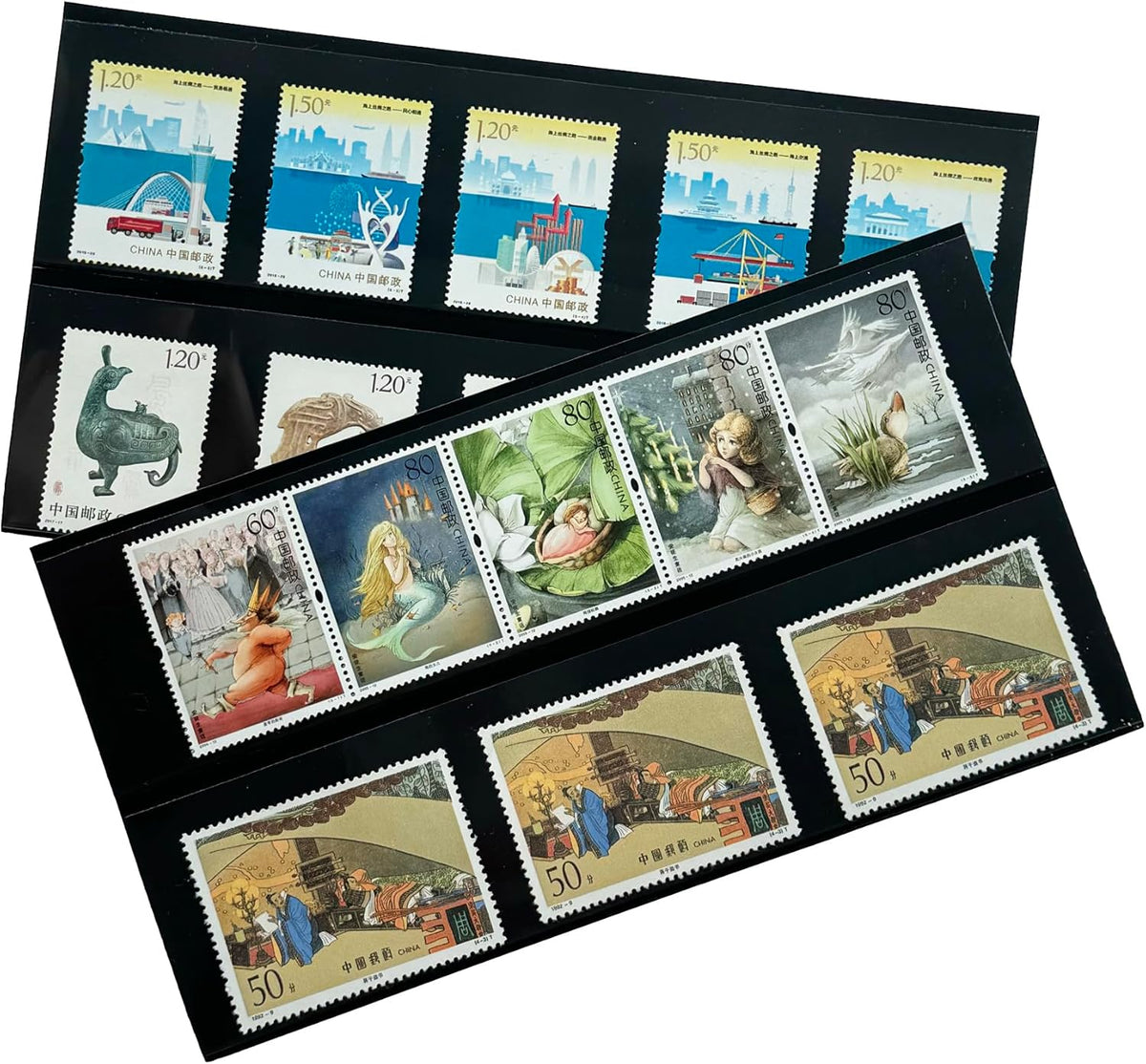 Philatelic Display Black Card Stamp Cover Stamp Collection Stamp Storage philatelic Album Stamps
