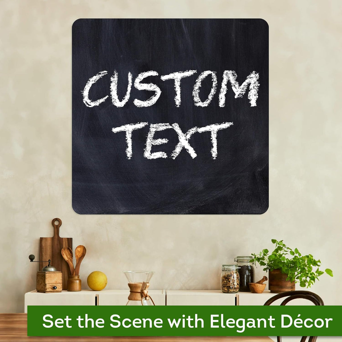 Custom Sign, Custom Street Sign, 11 Font Colors, 13 Font Styles, 4 Hole Options, 22 Sizes, 30x30